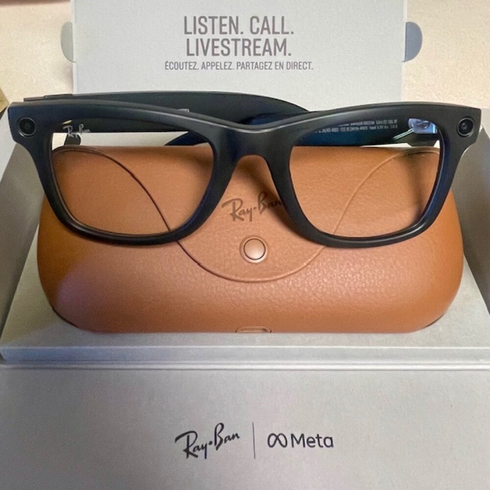 NEW RAY-BAN META WAYFARER GLASSES